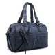 Large Women's Barrel Handbag Top-handle Tote Work Travel with Long Strap l Dasein