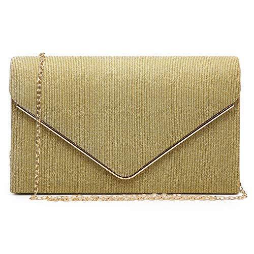 Women Glistening Evening Bags Wedding Purses Cocktail Prom Party Clutches l Dasein - Dasein Bags