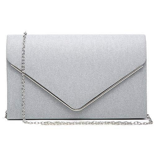 Women Glistening Evening Bags Wedding Purses Cocktail Prom Party Clutches l Dasein - Dasein Bags