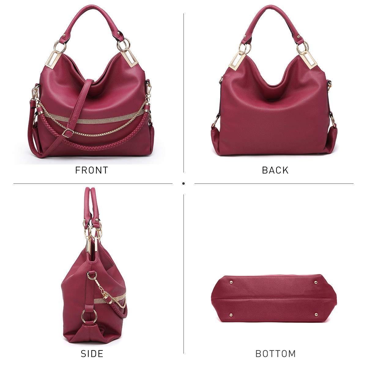 Classic Chain Large Hobo Handbag - Dasein Bags