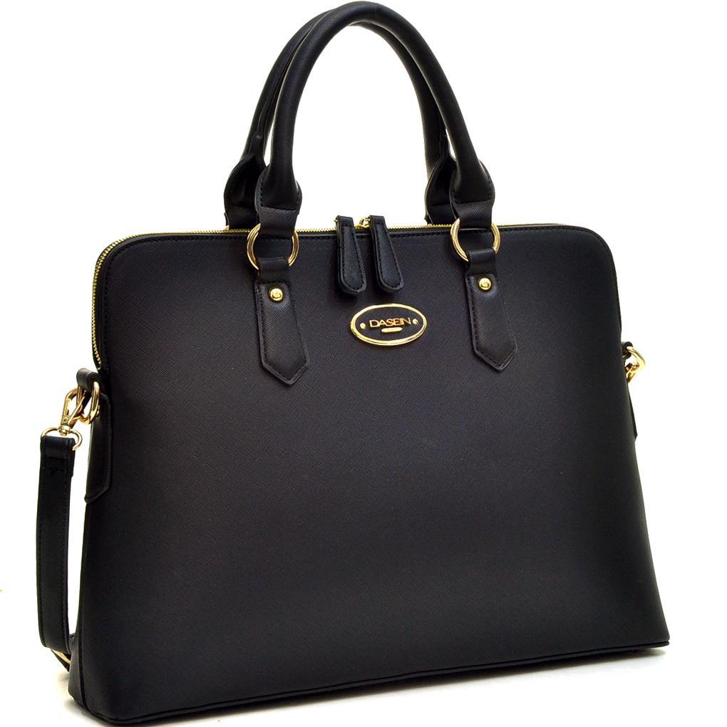 Dasein Slim Briefcase with Removable Shoulder Strap - Dasein Bags