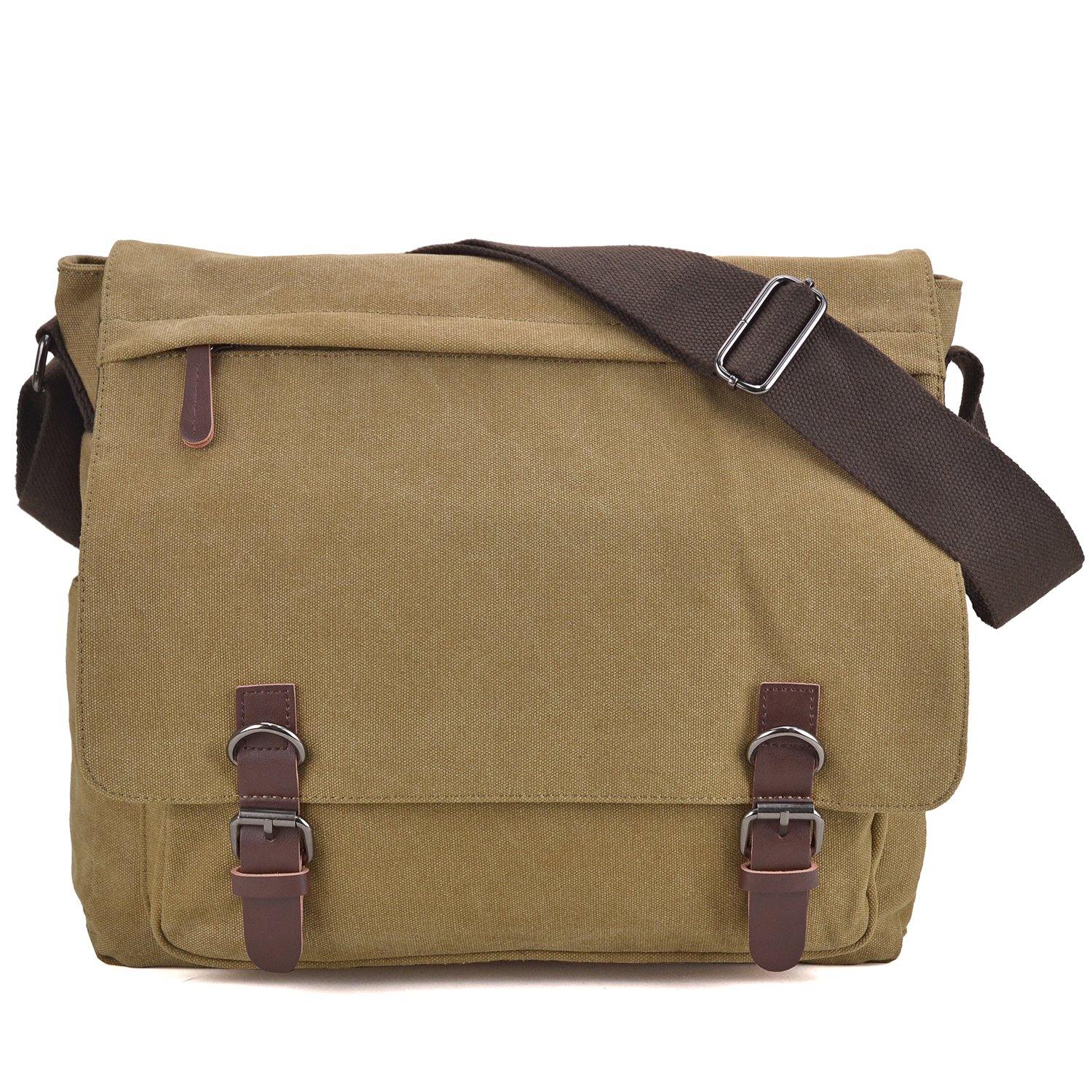 Dasein Vintage Unisex Large Canvas Messenger Bag/Cross body - Dasein Bags