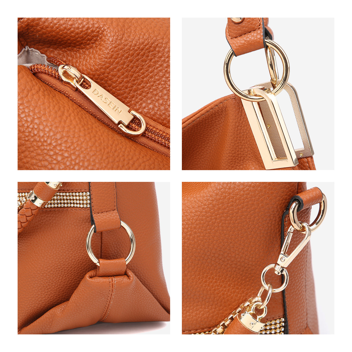 Classic Chain Large Hobo Handbag - Dasein Bags
