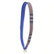 Accessory - Striped/ Solid Royal Blue reversible replacement Fashion Shoulder Strap