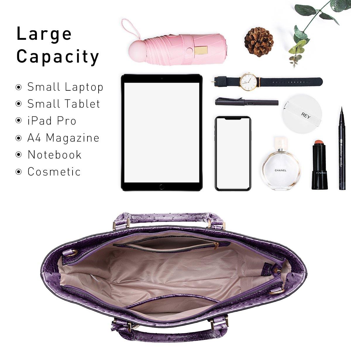 Fashion Embossed Pattern Tote with Matching Wallet - Dasein Bags