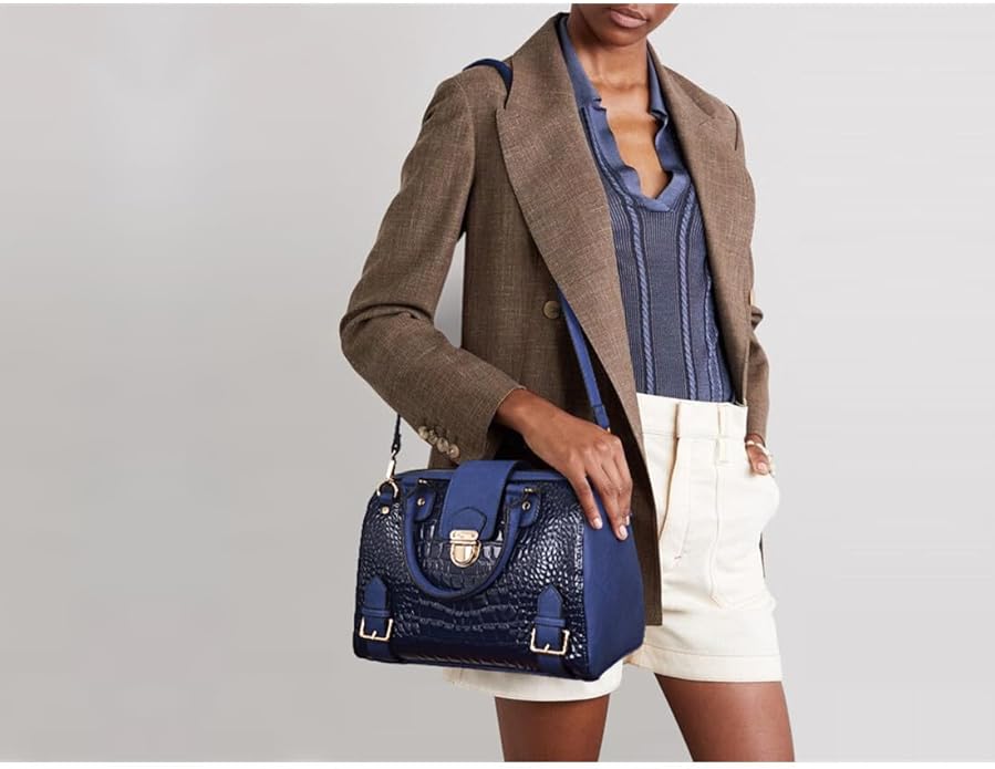 Women Barrel Handbags Fashion Satchel Bags Top Handle Shoulder Purses