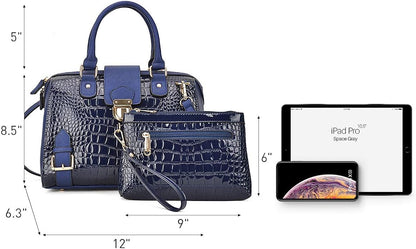 Women Barrel Handbags Fashion Satchel Bags Top Handle Shoulder Purses