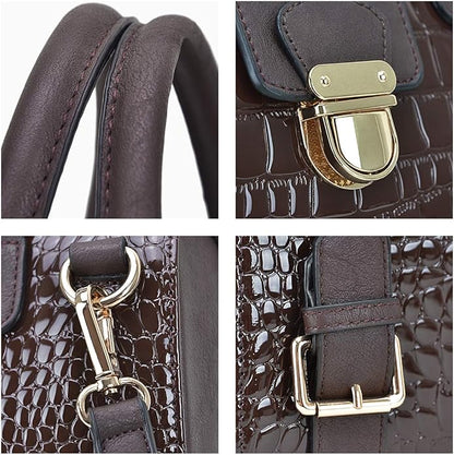 Women Barrel Handbags Fashion Satchel Bags Top Handle Shoulder Purses