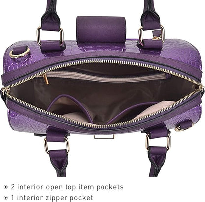 Women Barrel Handbags Fashion Satchel Bags Top Handle Shoulder Purses