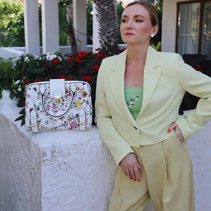 Women Barrel Handbags Fashion Satchel Bags Top Handle Shoulder Purse