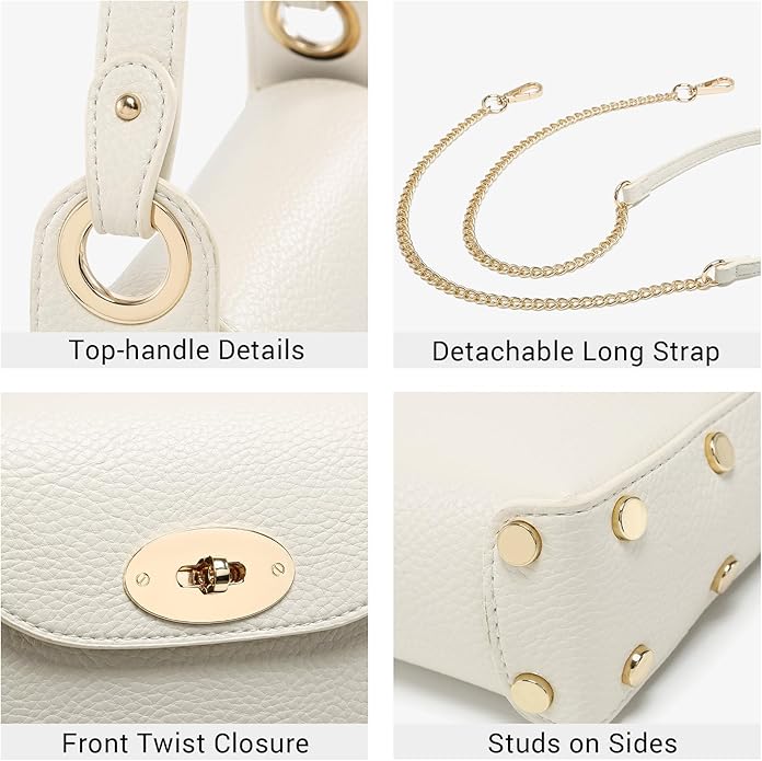 Small Crossbody Bag Studded Evening Bags Clutch Purse Mini Satchel Handbag for Women Wedding Prom Cocktail Party