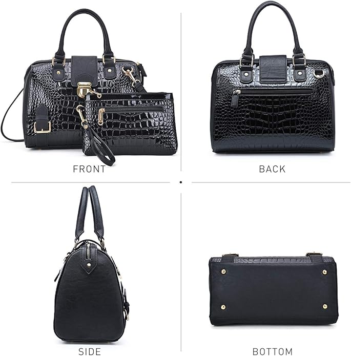 Women Barrel Handbags Fashion Satchel Bags Top Handle Shoulder Purses