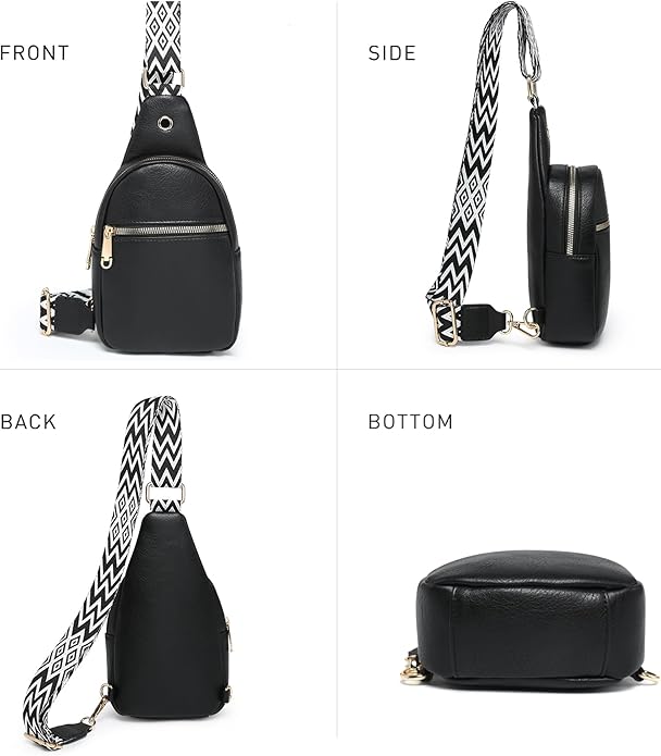 Sling Bags Crossbody Purses Women Small Shoulder Backpack Lightweight Chest Bag for Hiking Cycling Work Travel