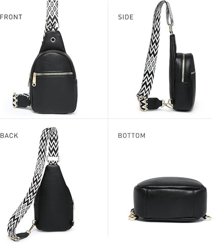 Sling Bags Crossbody Purses Women Small Shoulder Backpack Lightweight Chest Bag for Hiking Cycling Work Travel