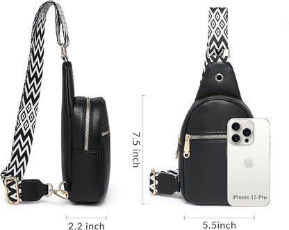 Sling Bags Crossbody Purses Women Small Shoulder Backpack Lightweight Chest Bag for Hiking Cycling Work Travel