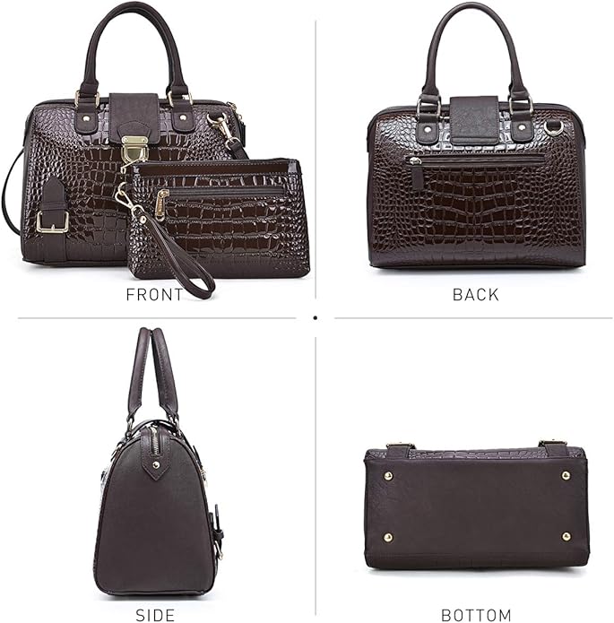 Women Barrel Handbags Fashion Satchel Bags Top Handle Shoulder Purses