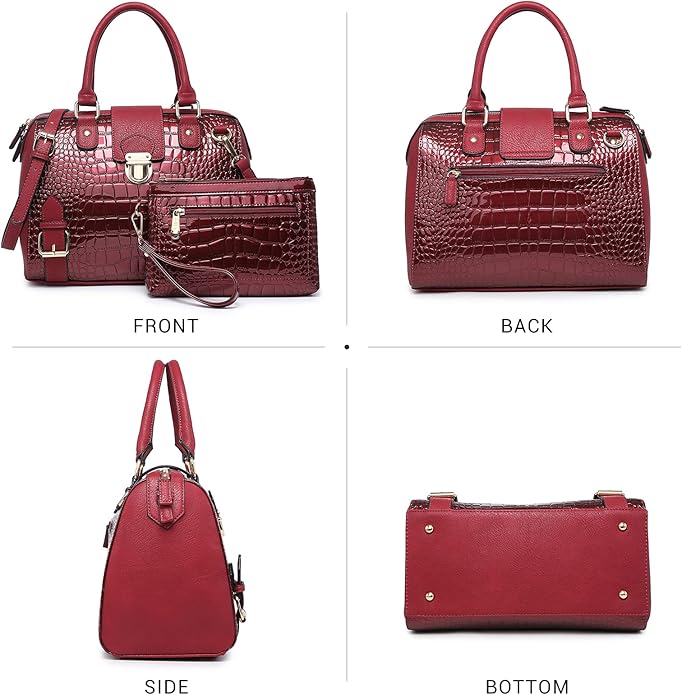 Women Barrel Handbags Fashion Satchel Bags Top Handle Shoulder Purses