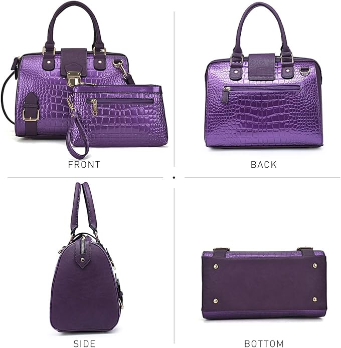 Women Barrel Handbags Fashion Satchel Bags Top Handle Shoulder Purses