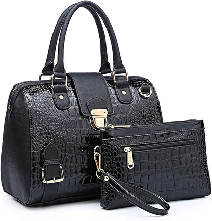 Women Barrel Handbags Fashion Satchel Bags Top Handle Shoulder Purses