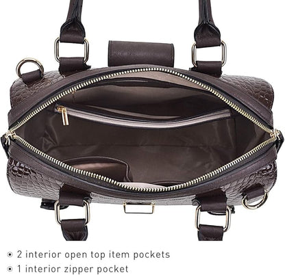 Women Barrel Handbags Fashion Satchel Bags Top Handle Shoulder Purses