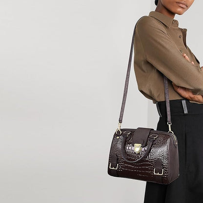 Women Barrel Handbags Fashion Satchel Bags Top Handle Shoulder Purses