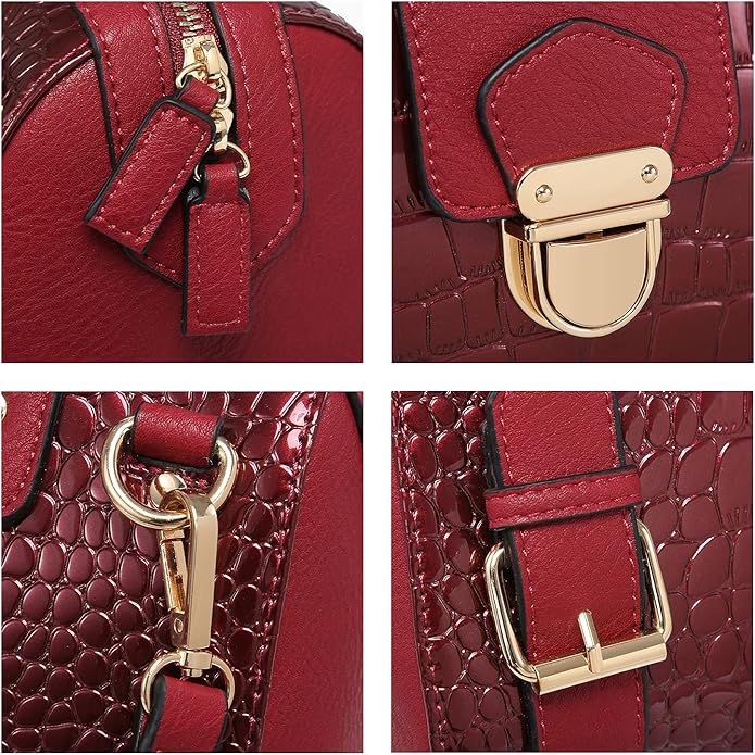 Women Barrel Handbags Fashion Satchel Bags Top Handle Shoulder Purses