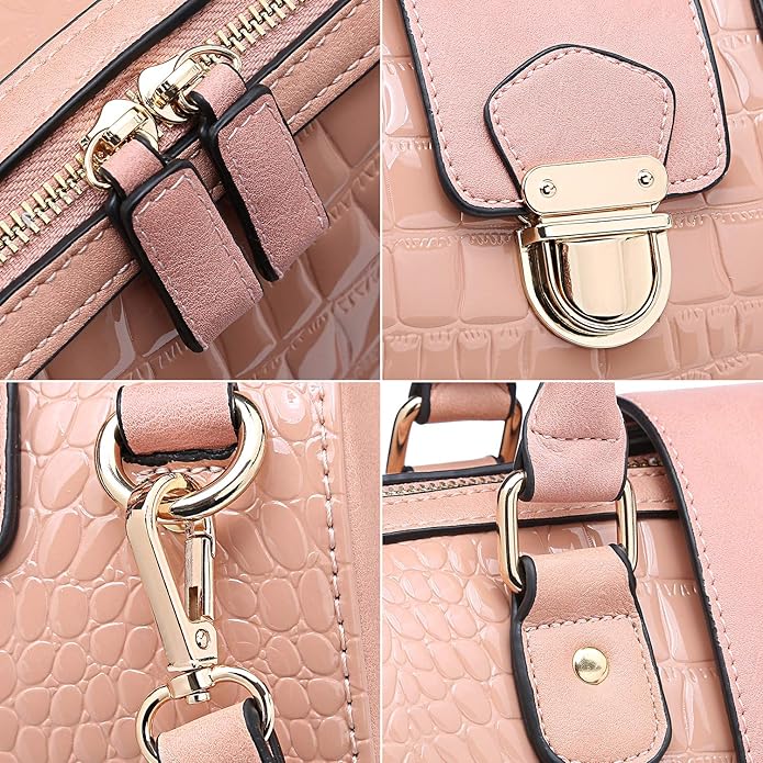 Women Barrel Handbags Fashion Satchel Bags Top Handle Shoulder Purses