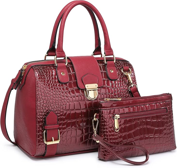 Women Barrel Handbags Fashion Satchel Bags Top Handle Shoulder Purses