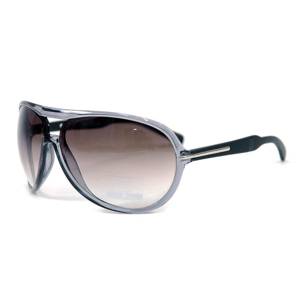 Women's Thick Frame Aviator Sunglasses w/ Stripe Accent
