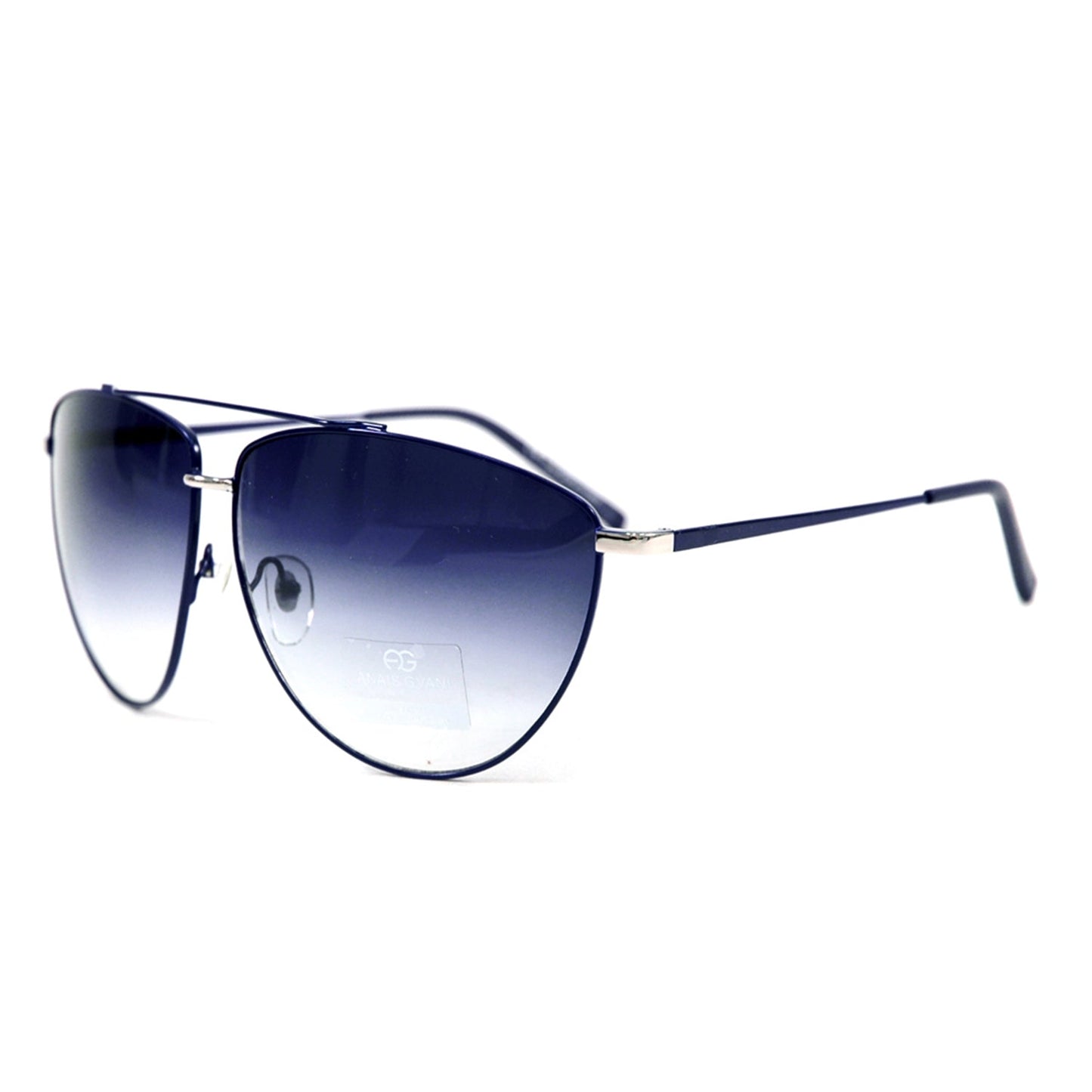 Ultra Thin Classic Unisex Frame Sunglasses w/ Oblong Lenses