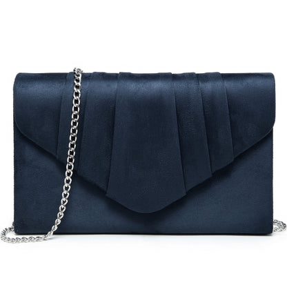 Dasein Women's Evening Bag Pleated Envelope Clutch l Dasein