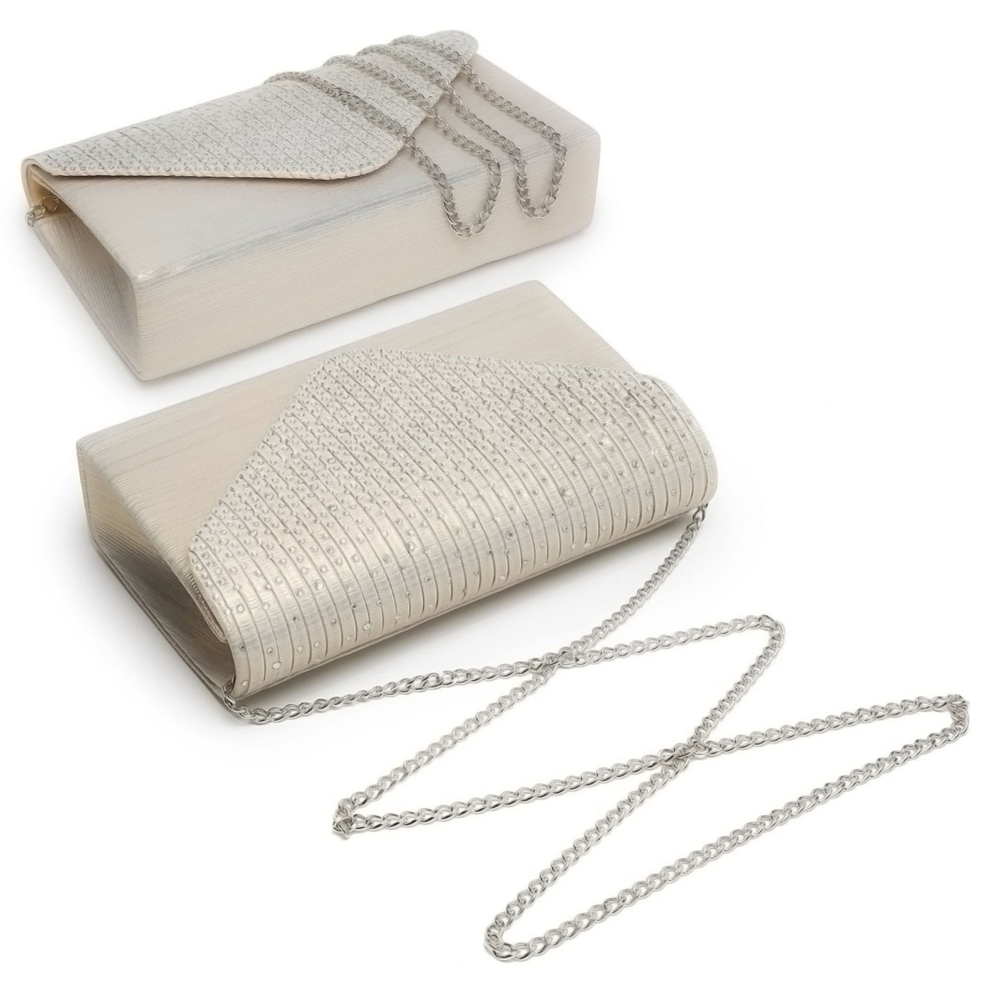 Rhinestone Envelope Evening Clutch