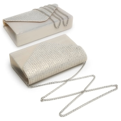 Rhinestone Envelope Evening Clutch