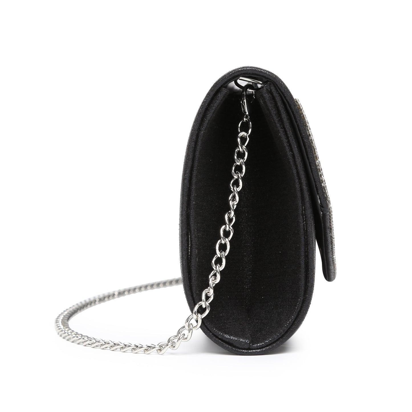 PU Leather Rhinestone Evening Bags Formal Wedding Party Purse Dasein