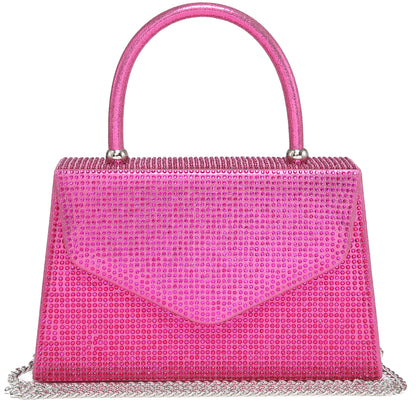 Glitter Evening Clutch Bag Rhinestone Handbag Purse Wedding Party Bag for Women