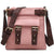 Leather Messenger Crossbody Bag