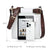 Leather Messenger Crossbody Bag