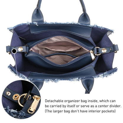 Dasein Purses Handbags for Women Tote Wallet Set Top Handle Satchel Shoulder Hobo Bag 3pcs