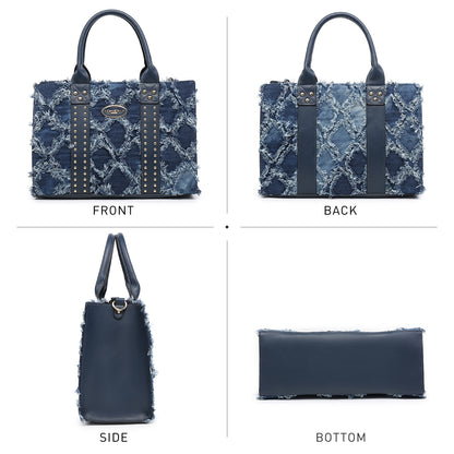 Dasein Purses Handbags for Women Tote Wallet Set Top Handle Satchel Shoulder Hobo Bag 3pcs