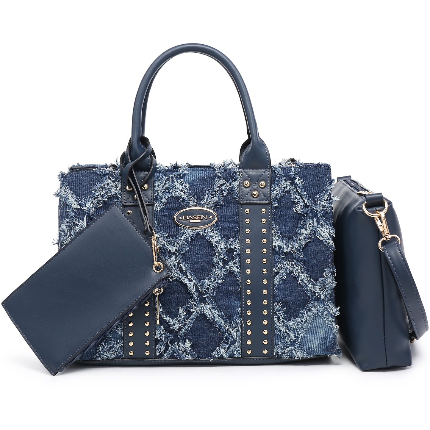 Dasein Purses Handbags for Women Tote Wallet Set Top Handle Satchel Shoulder Hobo Bag 3pcs