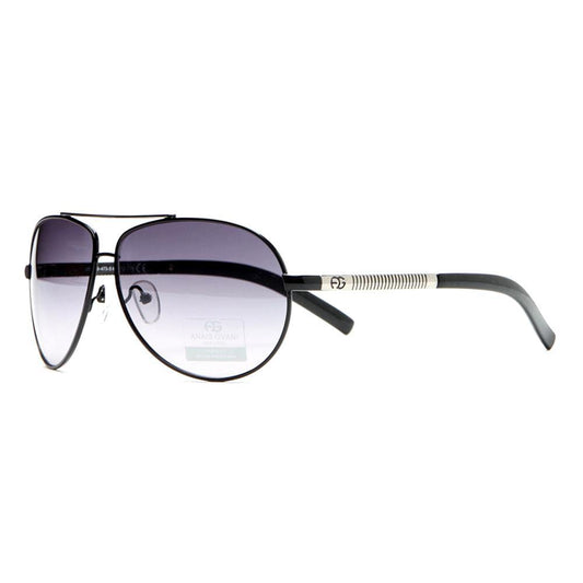 Women's Classic Aviator Sunglasses w/ Logo Accent