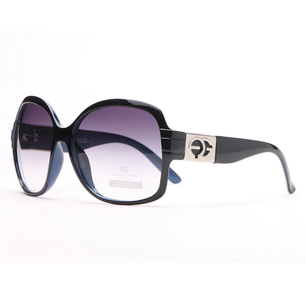 Anais Gvani Round Box Frame Fashion Sunglasses