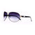 Women's Glitzy Fashion Aviator Sunglasses w/ Gem Stones on Side