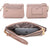 Fashion Stitching Color Large Tote Bag with Matching Wallet Dasein