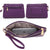 Fashion Stitching Color Large Tote Bag with Matching Wallet Dasein