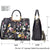 Fashion Pattern Embossed Handbag with Matching Wallet