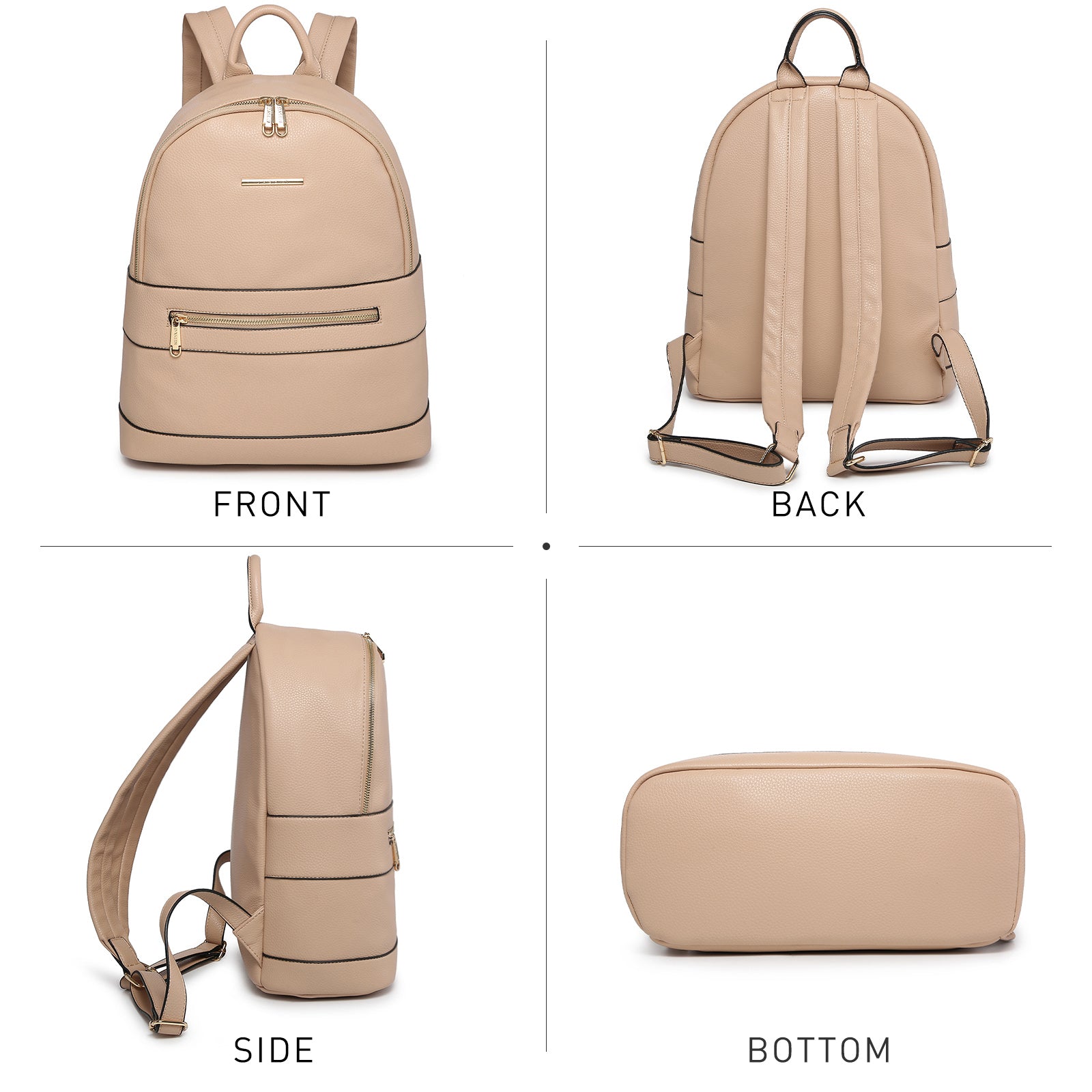Fashion Casual Women Backpack with Matching Wristlet 2Pcs Set l Dasein
