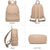 Fashion Casual Women Backpack with Matching Wristlet 2Pcs Set l Dasein
