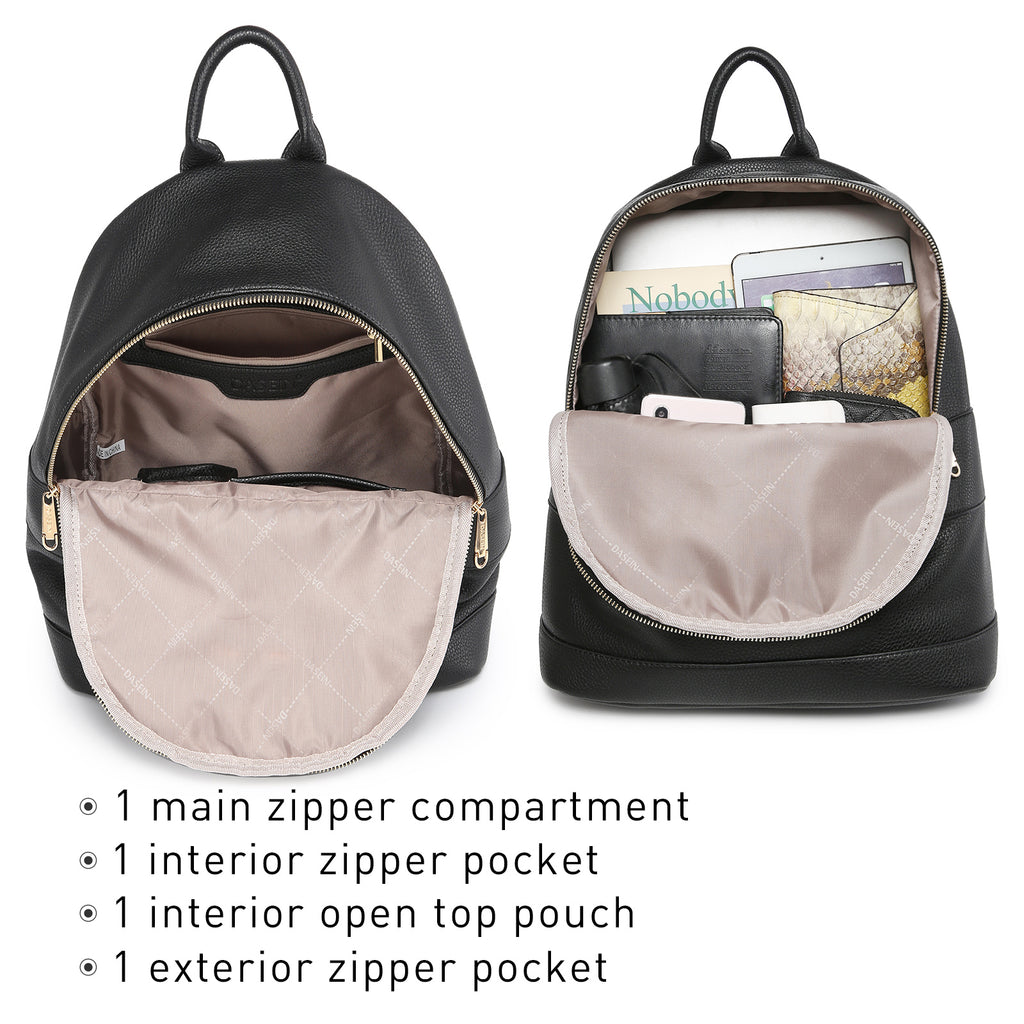 Fashion Casual Women Backpack with Matching Wristlet 2Pcs Set l Dasein