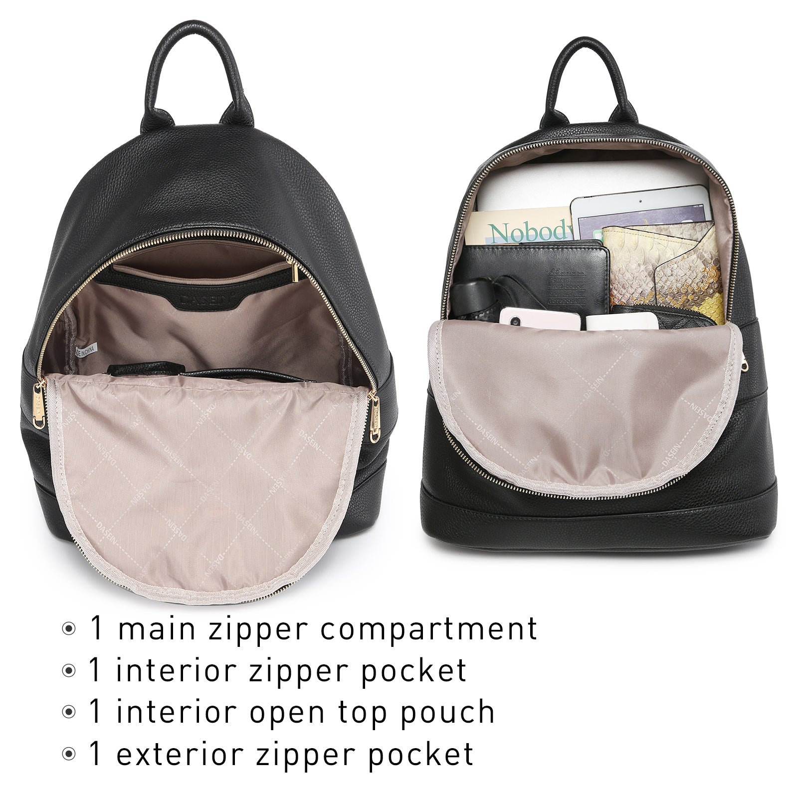 Fashion Casual Women Backpack with Matching Wristlet 2Pcs Set l Dasein
